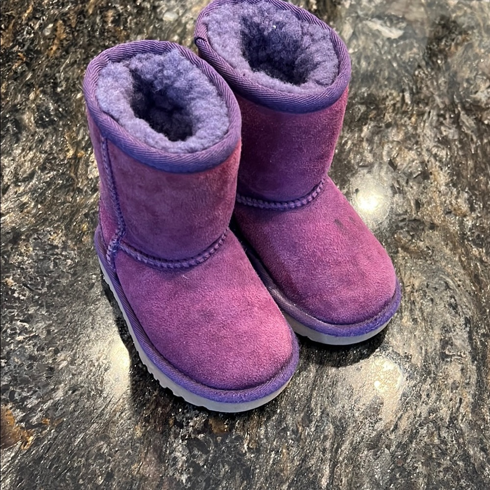 UGG Kids Purple Boots
